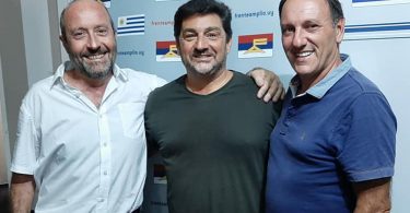 Jorge Mota, Fernando Maddalena y Ariel Beltran